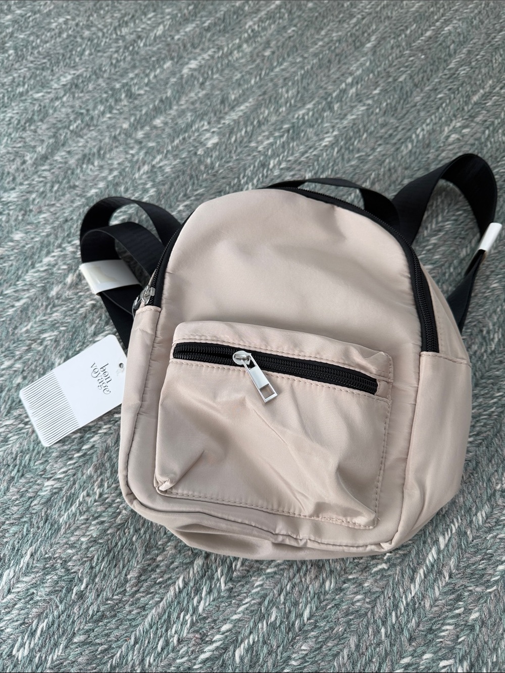 Mini Beige Kids Backpack - Unbranded